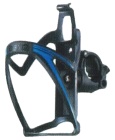 Košík plastový na řidítka černo modrý