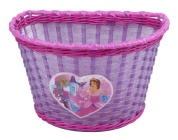 Dětský košík  na řídítka Dívčí  fialovo-růžová